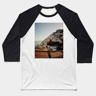 Positano Amalfi Coast Baseball T-Shirt